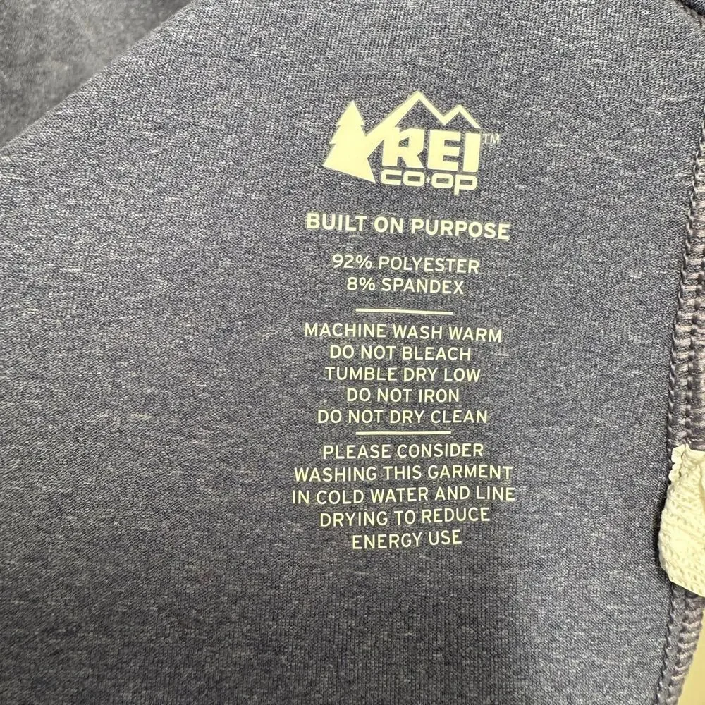 REI Co-op Womens Large Athletic Shirt Short Sleeve Performance Top Purple